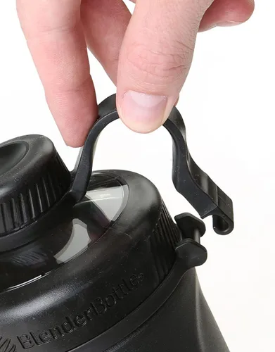 Miniatura 4 de BlenderBottle Radian Shaker Cup Botella de agua aislada de acero inoxidable con batidor de alambre, 26 onzas, azul ártico mate