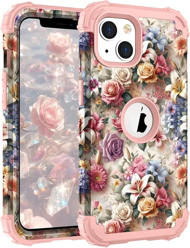 Miniatura 27 de Hocase Funda para iPhone SE 2022/2020, resistente a prueba de golpes, de plástico duro+goma de silicona, funda protectora híbrida para iPhone SE