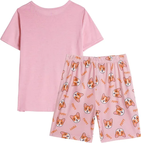Miniatura 2 de Vopmocld Conjunto de pijama de 2 piezas con bonito diseño de panda para niñas grandes