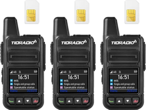 Miniatura 8 de TIDRADIO M15 Globla Rapid Walkie Talkies de largo alcance 5000+ millas PoC Radios