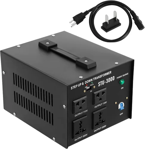 Convertidor de voltaje de 3000 W Transformador de voltaje Máquinas convertidoras de voltaje Cambiador de voltaje Transformador de corriente alterna