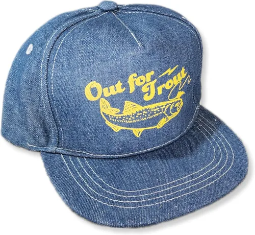 Miniatura 45 de ThatsRad Out for Trout Corduroy Snapback Sombrero Gorra Pesca con Mosca Pescador