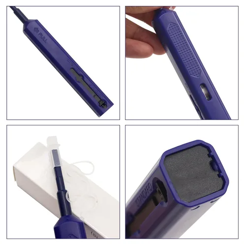 Miniatura 2 de 1 pc limpiador de fibra óptica Herramientas de fibra óptica Cleaing Pen para LC/MU 0.049 in Conector Más de 800 Limpia la cara del extremo