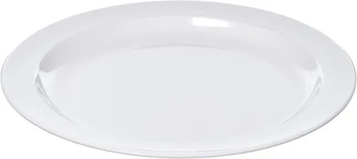 Miniatura 4 de Winco MMPR-6W - Plato redondo de melamina, 6.5 pulgadas, blanco (12 unidades), mediano