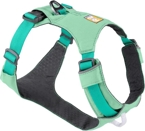 Miniatura 17 de Ruffwear, Hi & Light, Arnés ligero para perro de uso diario, correr en senderos, caminar, senderismo, uso todo el día, rosa alpenglow, XXXS