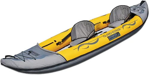 Miniatura 5 de Advanced Elements - Kayak inflable Island Voyage 2 - Kayak convertible recreativo - para 1 o 2 personas - 11 pies - Amarillo