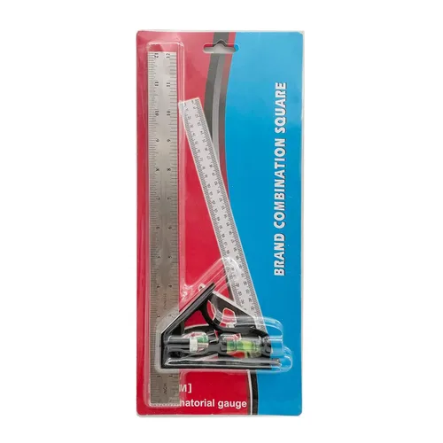 Miniatura 7 de Cuadrado de combinación de 12 pulgadas, marcado de 45 a 90 grados, herramientas de medición de carpintería para carpintería, juego cuadrado