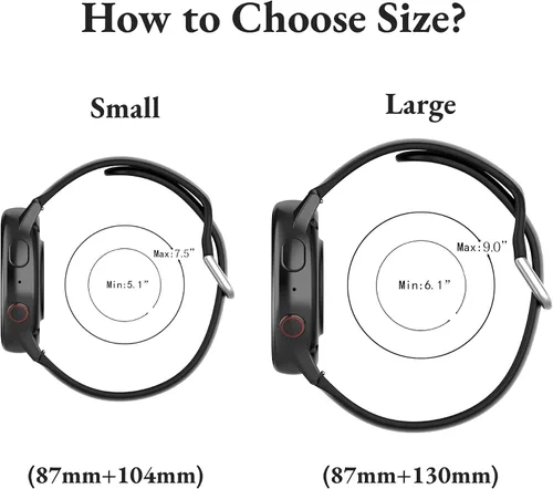 Miniatura 7 de Compatible con Veryfitpro ID205L/ID205/ID205U/ID205S/ID205G/SW020/SW021 - Correas de repuesto ajustables de silicona suave, impermeables