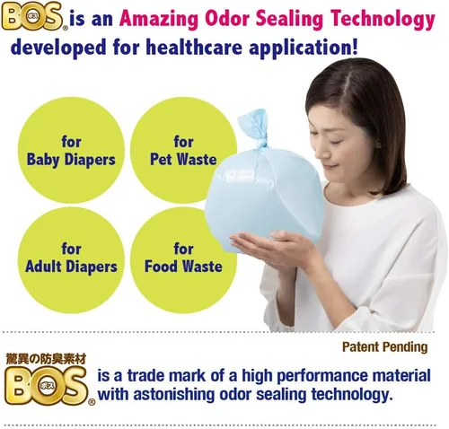 Miniatura 6 de BOS Amazing Odor Sealing Dog Poop Bags - Duraderas, sin perfume [Tamaño: L, Color: azul claro] (60 unidades, paquete de 1) (60 bolsas)