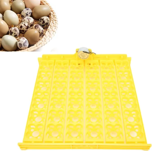 Miniatura 5 de Pssopp Bandeja automática de giro de huevos, mini incubadora de incubadora, herramienta automática de giro de huevos con motor para pollo, pato