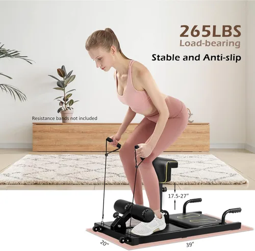 Miniatura 2 de Máquina de sentadillas Sissy, máquina SPORFIT para sentadillas profundas, máquinas de entrenamiento de fuerza de piernas ajustables,