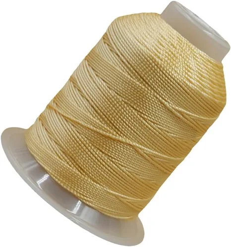 Miniatura 4 de Cuerda de seda torcida de poliéster de 0.039 in, 240 yardas, hilo de 3 capas para manualidades, macramé, colgantes, joyas, pulseras de la amistad