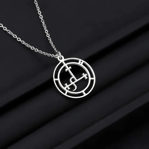 Miniatura 4 de Lywjyb Birdgot Sello de Lilith - Collar con sello de Lilith collar pagano joyería de mitología regalo de brujería pagano de Sello de Lilith Metal