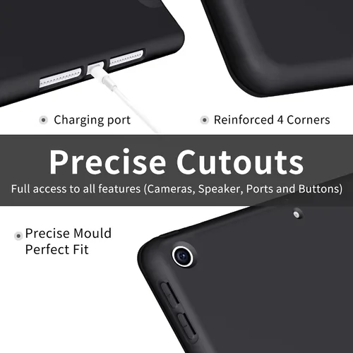 Miniatura 6 de ProtUTab Funda Compatible con iPad de 9ª Generación, Funda Slim Trifold con Soporte Auto Wake&Sleep para iPad de 8ª Generación (2020) y 7ª