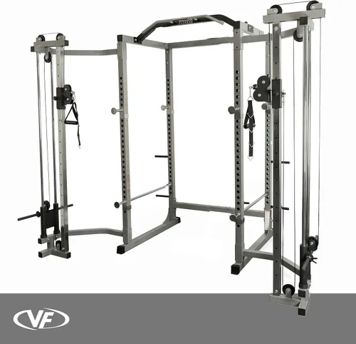 Miniatura 4 de Valor Fitness BD-11 - Estante de potencia resistente con barra de dominadas cromada y jaula de potencia Optins para un gimnasio completo en casa