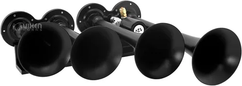 Miniatura 4 de Vixen Horns Kit de bocina de tren para camiones/coche/semi. Sistema completo a bordo: compresor de aire de 200 psi, tanque de 1.5 galones, 4
