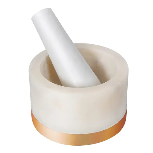 Miniatura 9 de Mortero y mortero, hecho de piedra dura pulida resistente, molinillo de piedra natural para especias, pastas, hierbas, condimentos, etc.