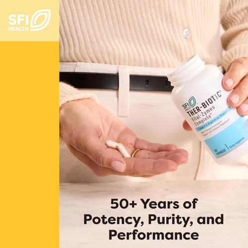 Miniatura 7 de Klaire Labs SFI Health Osteothera Cápsulas – Fórmula de apoyo óseo hipoalergénica y multifactorial con calcio, vitamina K, D3, magnesio y boro