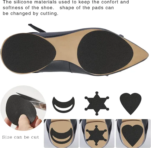 Miniatura 9 de Ashoesert's Shoe Sole Protector for Heels,Shoe Grips on Bottom of Shoes, Anti Slip Shoe Grips,Non Slip Shoe Pads,Non Slip Pads for Shoes, Shoe