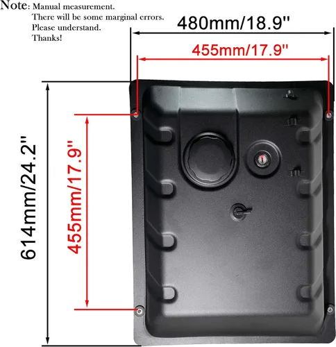 Miniatura 7 de JMCHstore Generador de metal OEM Tanque de combustible para Generac GP5500 GP6500 RS5500 RS7000E GP7500E RS8000E XT8000E XT8500EFI, 0H7510A