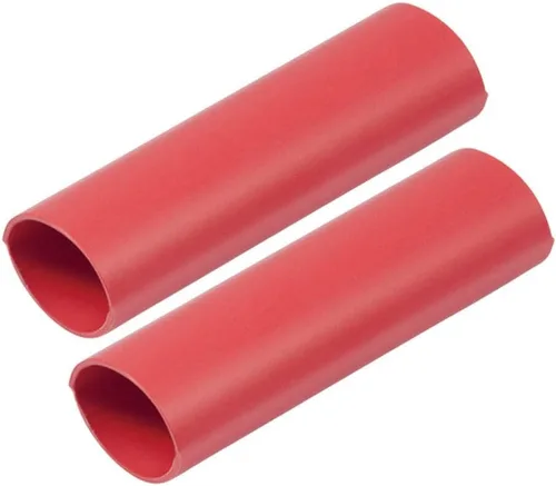 Ancor pared resistente de tubos termorretráctiles 3/4" x 6" Rojo