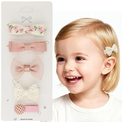Miniatura 6 de 20 pinzas para el pelo de bebé, antideslizantes, totalmente forradas, suaves para niñas y niños pequeños, accesorios para el cabello hechos a mano