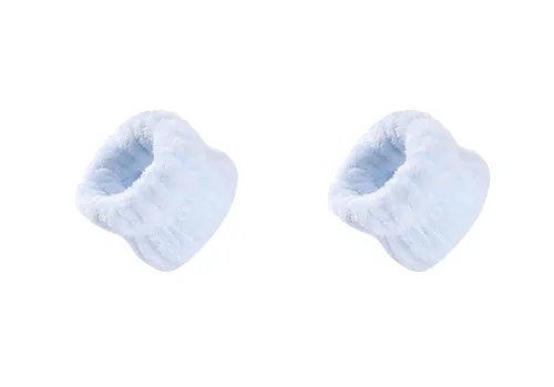 Miniatura 13 de Sowaka Juego de 2 bandas elásticas de microfibra suave de microfibra para mujeres y niñas, para lavado de cara, maquillaje absorbente para evitar