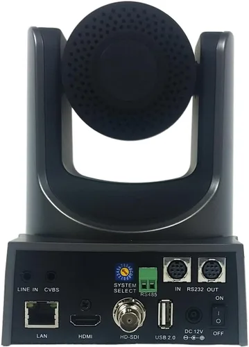 Miniatura 3 de PTZOptics Cámaras de transmisión en vivo: cámaras PTZ de 1080P para interiores con SDI, HDMI y control IP + PoE (12X-SDI, gris)