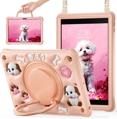 Miniatura 17 de Funda para iPad de 10.2 pulgadas de 9ª generación 2021 / 8ª generación 2020 / 7ª 2019, funda a prueba de golpes para niños con protector