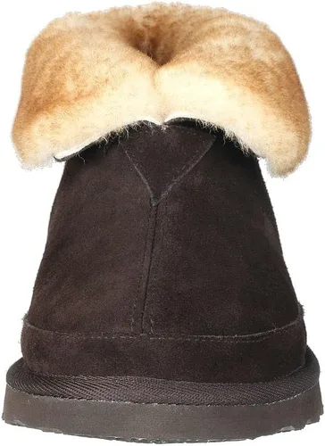 Miniatura 4 de Pantuflas de oveja para hombre, botines de tobillo para interiores y exteriores con espuma viscoelástica