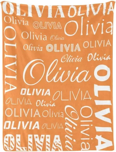 Miniatura 11 de Manta de bebé personalizada con nombre, manta personalizada con nombre, manta personalizada para adultos, niños, cumpleaños, Navidad, Día