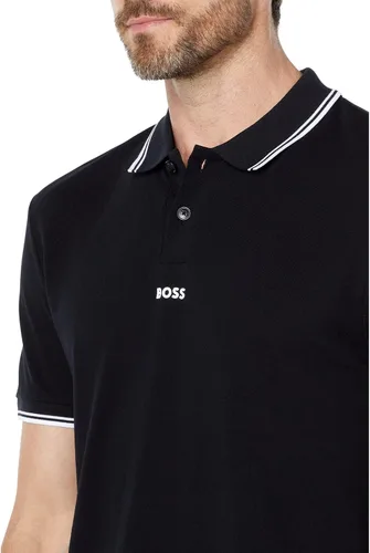 Miniatura 4 de Hugo Boss Polo de algodón piqué con logotipo central para hombre