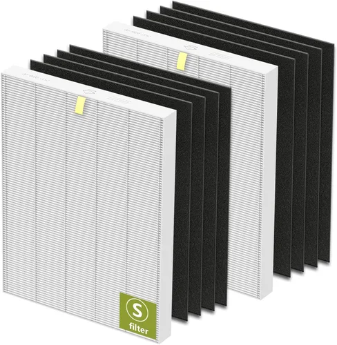 Filtro de repuesto C545 S compatible con purificador de aire Winix C545, reemplaza a las piezas 1712-0096-00 y 2522-0058-00, paquete de 2 filtros