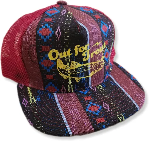 Miniatura 24 de ThatsRad Out for Trout Corduroy Snapback Sombrero Gorra Pesca con Mosca Pescador