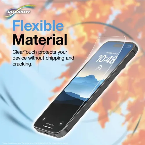 Miniatura 6 de BoxWave Protector de pantalla compatible con Xtrons Car Video Overhead Player (17.3 pulgadas), ClearTouch ImpactShield (paquete de 2), protector
