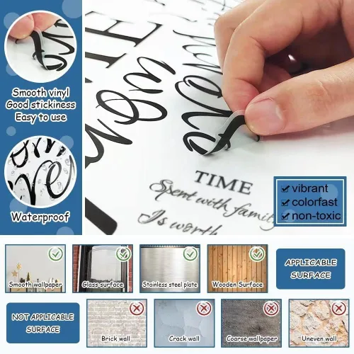 Miniatura 5 de Calcomanías de pared de diente de león, calcomanías gráficas para dormitorio, sala de estar, baño, decoración de 23 x 8 pulgadas