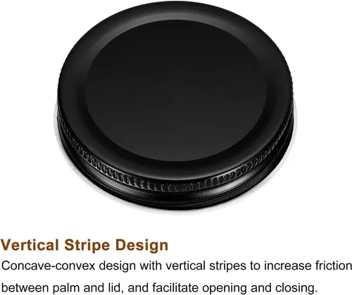 Miniatura 4 de uxcell Tapas para tarros de conserva, 2.76 pulgadas, boca regular, tapas de placa de hojalata a prueba de fugas para conservas de cocina