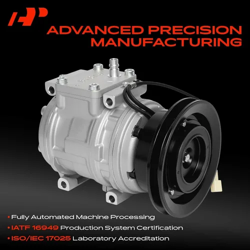 Miniatura 3 de A-Premium Compresor de A/C con embrague compatible con Mitsubishi Montero 1994-2002, Montero Limited 2003-2006 3.8L, Montero XLS 2003-2004 3.8L