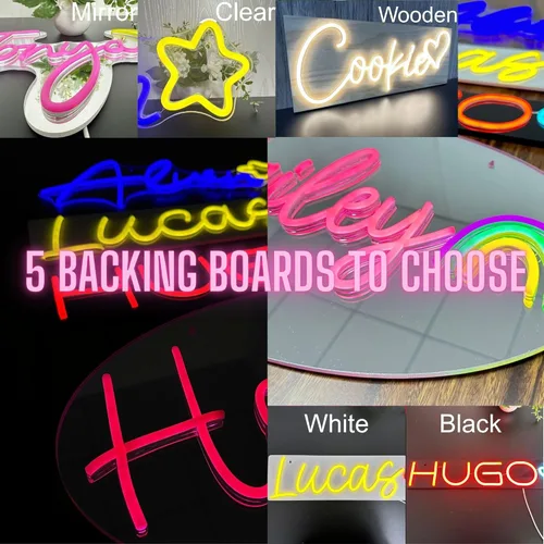 Miniatura 4 de ADVPRO Letreros de neón LED personalizados, personalizables para dormitorio de niña, fiesta de cumpleaños, letrero de luz LED de neón grande Rojo