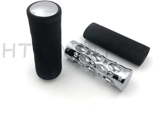 Miniatura 4 de ET006 - Cubierta de agarre de manillar de espuma antivibración para motocicleta compatible con Harley BMW