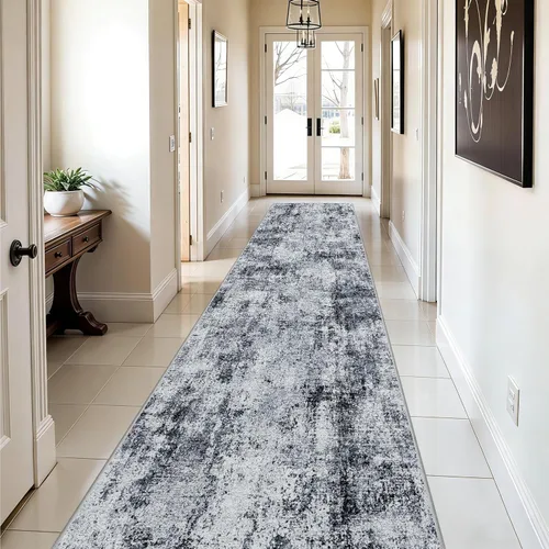 Miniatura 16 de Alfombra de pasillo lavable de 3 x 12: alfombra antideslizante fácil de limpiar - Alfombras suaves para sala de estar, dormitorio, cocina, alfombra
