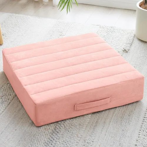 Miniatura 37 de JKMAX 2 Piezas Almohadas de Espuma de Alta Densidad para Piso - Almohadas Grandes Mejoradas para Asientos de Adultos - Cojín de Piso para Exteriores
