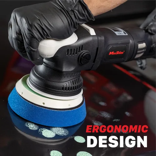 Miniatura 5 de Maxshine M15 Pro Pulidora de Doble Acción Lanzamiento de 15 mm, placa de respaldo de 5”, motor de 1000 W Velocidad variable, agarre ergonómico