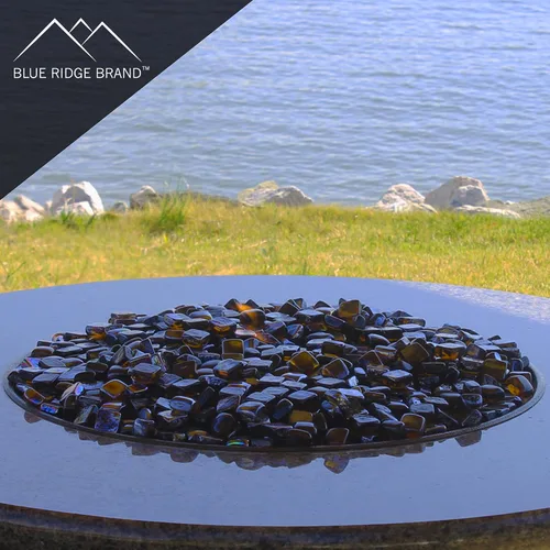 Miniatura 6 de Cubos reflectantes de vidrio para hoguera, vidrio de grado profesional para hoguera, roca de vidrio de 1 pulgada, piedras de vidrio, hoguera de gas