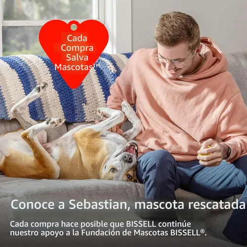 Miniatura 8 de Bissell CleanView Aspiradora giratoria con rodillo de cepillo de triple acción, dirección giratoria, varita de extensión, tanque de suciedad fácil