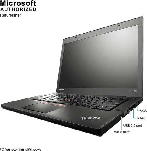 Miniatura 4 de Lenovo ThinkPad T450 Computadora portátil de negocios HD de 14 pulgadas, Intel de doble núcleo i5-5300U hasta 2.9 GHz, 8 GB de RAM, 256 GB SSD