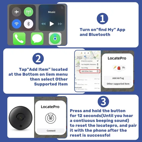 Miniatura 6 de Rastreador GPS Mini Magnético Oculto para Vehículos – Dispositivo GPS Sin Suscripción, Seguimiento GPS en Tiempo Real para Niños, Mascotas