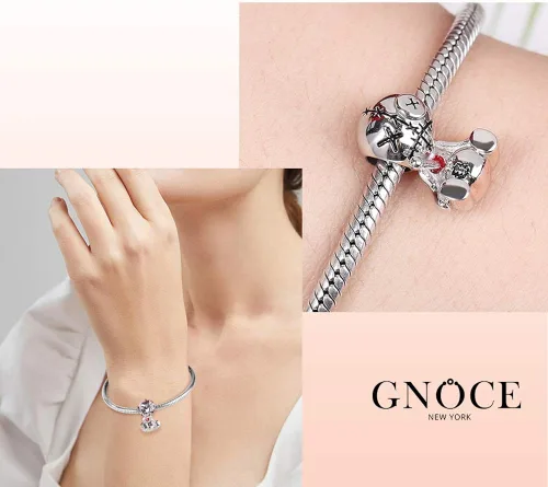 Miniatura 5 de GNOCE Dije de muñeca Voodoo de plata de ley 925 con dije de cuentas para mujer pulseracollar regalos de Halloween para niñas esposa hija Plata