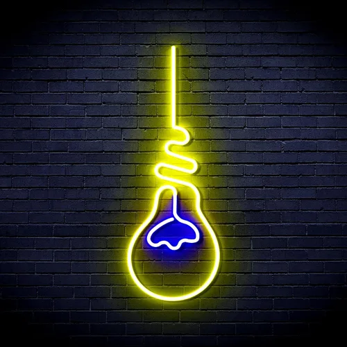 Miniatura 17 de AdvPro Muestra de neón LED de silicona flexible de bombilla - azul - st16s42-fnu0064-b