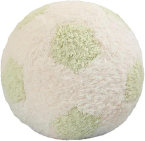 Miniatura 12 de Juguete de peluche redondo de fútbol de 12 pulgadas, almohada suave para niños y bebés Pie de página rosa